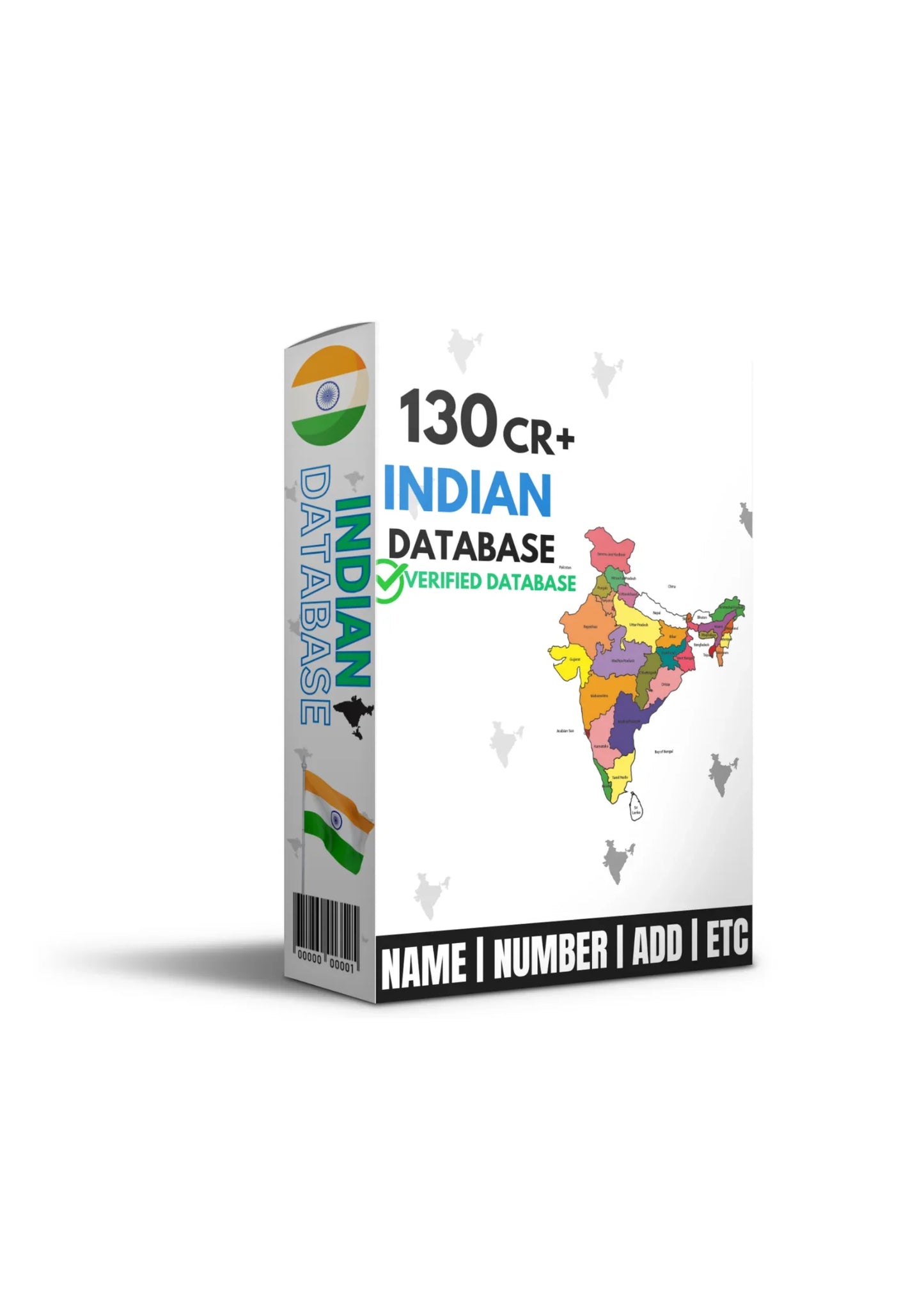 130+ Indian Database (verified)